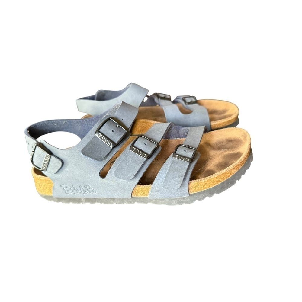 Birkis by Birkenstock Ellice Slingback Sandals Slate Blue Size  39 L8 M6 - Picture 3 of 15